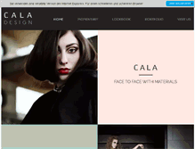 Tablet Screenshot of cala-design.com